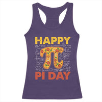 Happy Pi Day Racerback Tank Top Funny Pi Pizza
