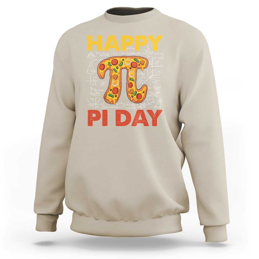 Happy Pi Day Sweatshirt Funny Pi Pizza