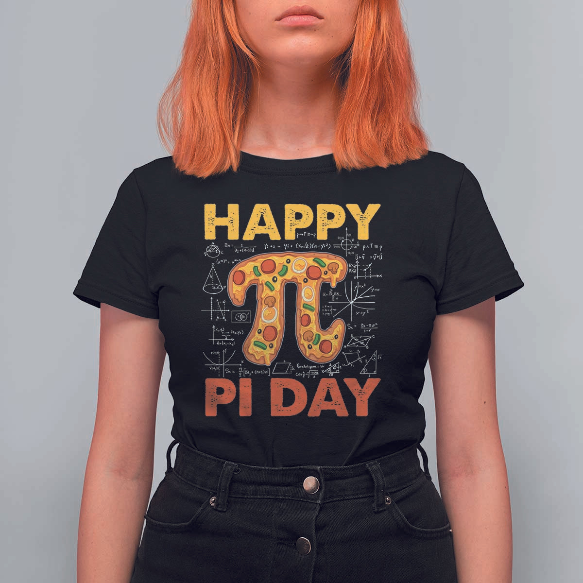 Happy Pi Day T Shirt For Women Funny Pi Pizza