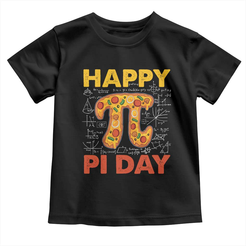 Happy Pi Day Toddler T Shirt Funny Pi Pizza