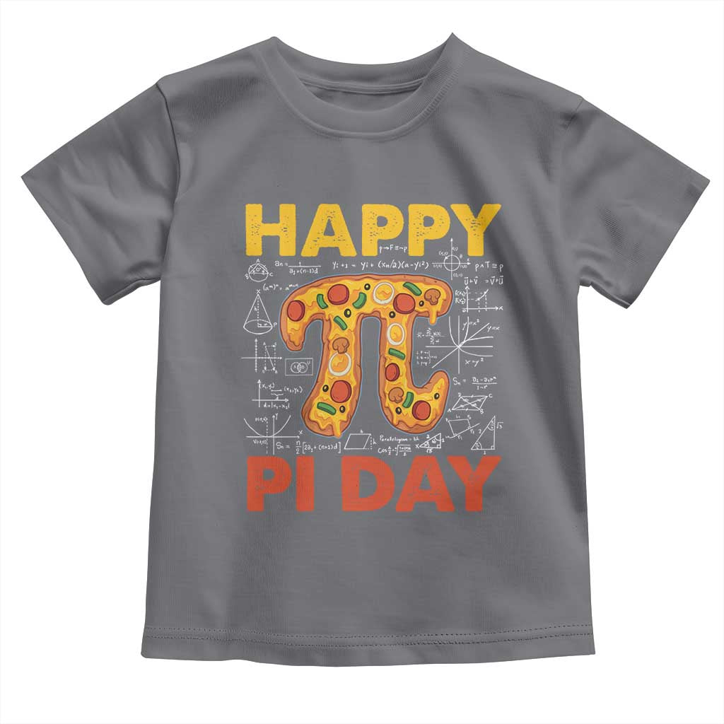Happy Pi Day Toddler T Shirt Funny Pi Pizza