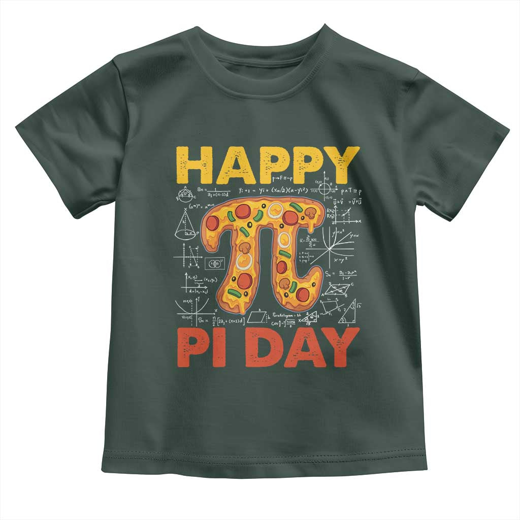 Happy Pi Day Toddler T Shirt Funny Pi Pizza