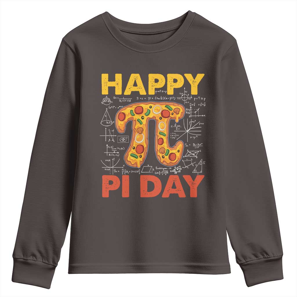 Happy Pi Day Youth Sweatshirt Funny Pi Pizza