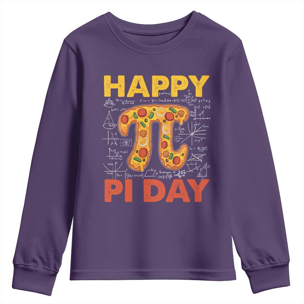 Happy Pi Day Youth Sweatshirt Funny Pi Pizza