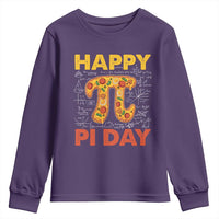 Happy Pi Day Youth Sweatshirt Funny Pi Pizza