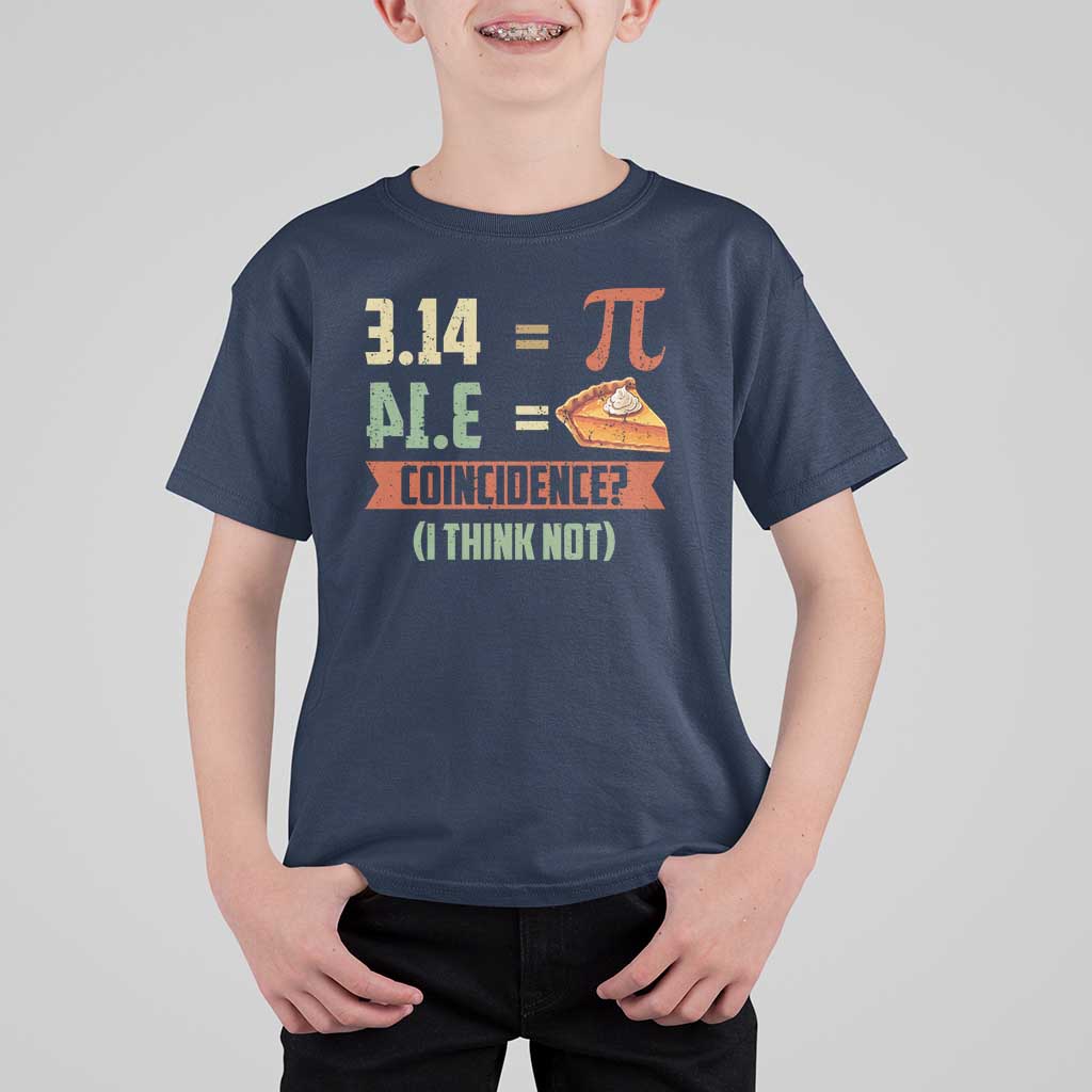 Funny Pi Day T Shirt For Kid Pi 3 14 Pie Coincidence Math Lover