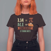 Funny Pi Day T Shirt For Women Pi 3 14 Pie Coincidence Math Lover