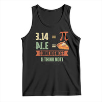 Funny Pi Day Tank Top Pi 3 14 Pie Coincidence Math Lover