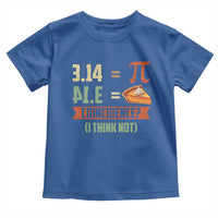 Funny Pi Day Toddler T Shirt Pi 3 14 Pie Coincidence Math Lover