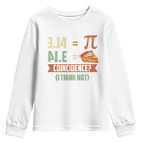 Funny Pi Day Youth Sweatshirt Pi 3 14 Pie Coincidence Math Lover