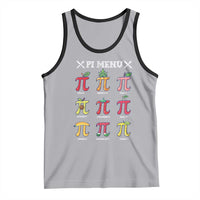Funny Pi Day Tank Top Pi Menu Fruits Pie Math Lover