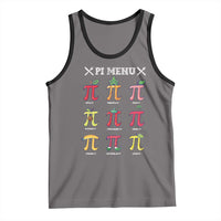 Funny Pi Day Tank Top Pi Menu Fruits Pie Math Lover