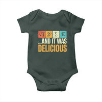 Funny Pi Day Baby Onesie I Ate Some Pie and It Was Delicious
