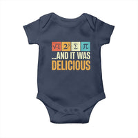 Funny Pi Day Baby Onesie I Ate Some Pie and It Was Delicious