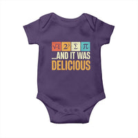 Funny Pi Day Baby Onesie I Ate Some Pie and It Was Delicious
