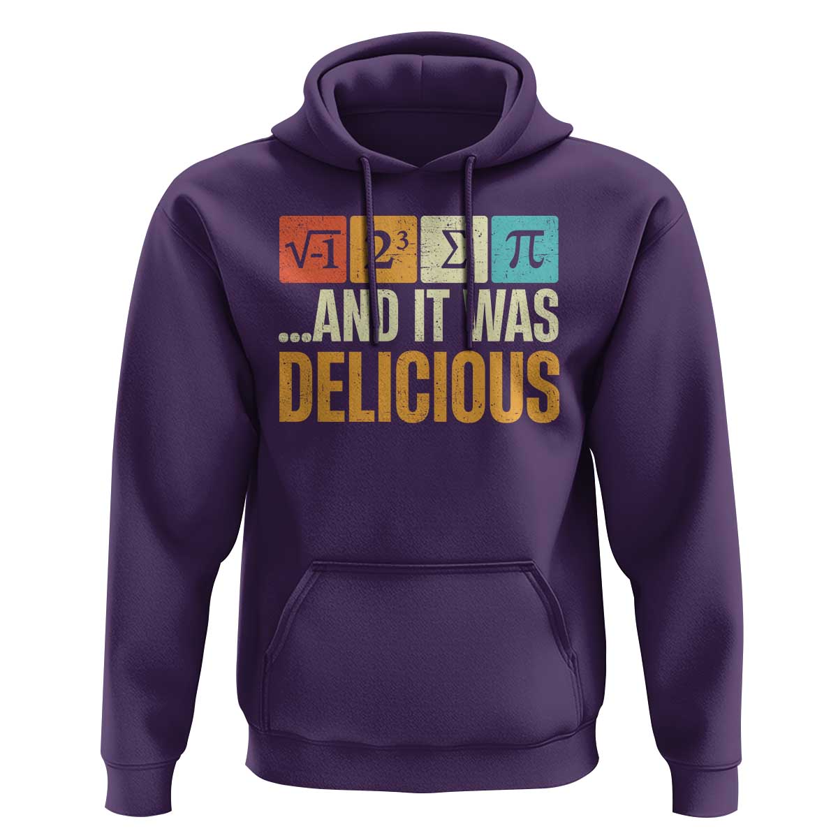 Funny Pi Day Hoodie I Ate Some Pie and It Was Delicious