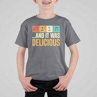 Funny Pi Day T Shirt For Kid I Ate Some Pie and It Was Delicious
