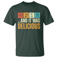 Funny Pi Day T Shirt I Ate Some Pie and It Was Delicious