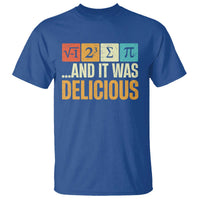 Funny Pi Day T Shirt I Ate Some Pie and It Was Delicious