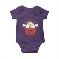Funny Pi Day Baby Onesie Chicken Pot Pi Math Lover