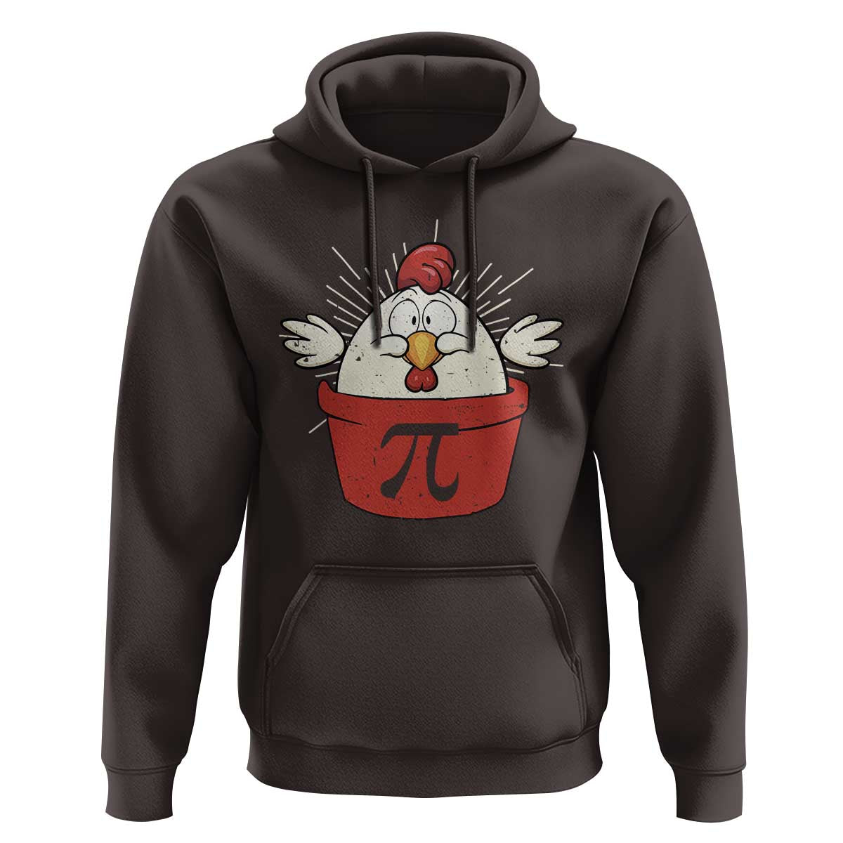 Funny Pi Day Hoodie Chicken Pot Pi Math Lover