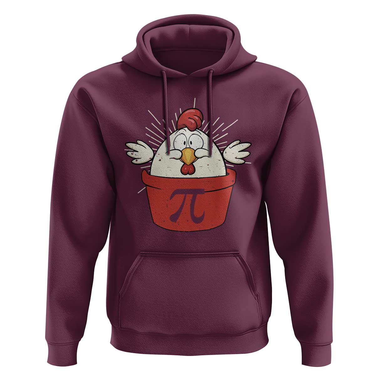 Funny Pi Day Hoodie Chicken Pot Pi Math Lover