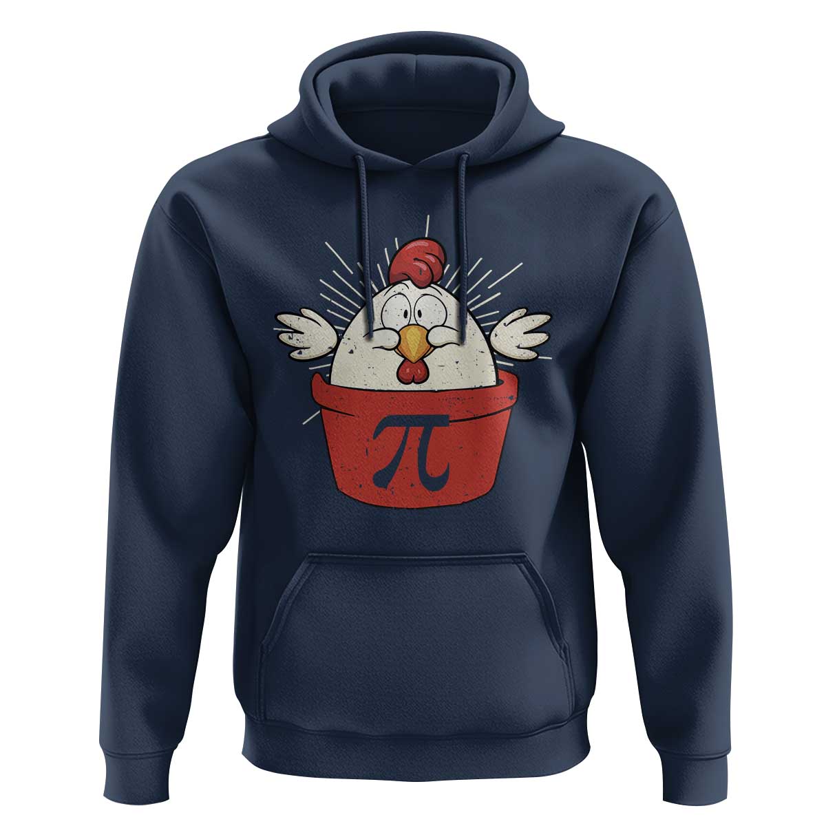 Funny Pi Day Hoodie Chicken Pot Pi Math Lover