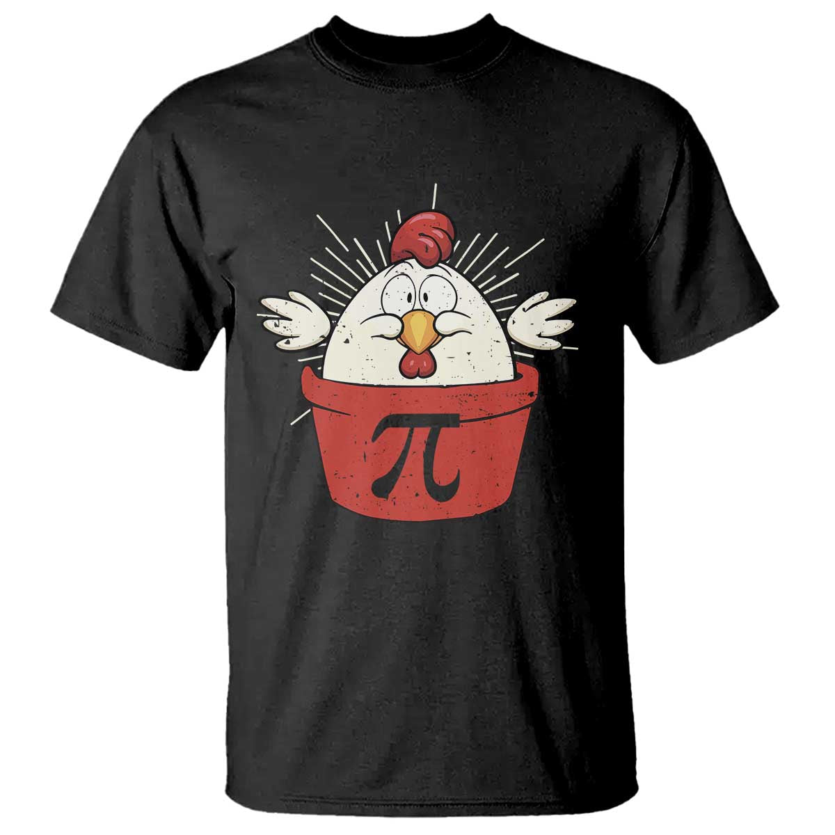 Funny Pi Day T Shirt Chicken Pot Pi Math Lover