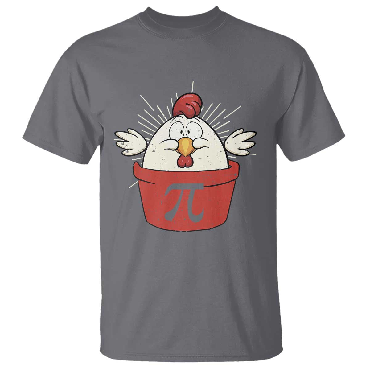 Funny Pi Day T Shirt Chicken Pot Pi Math Lover