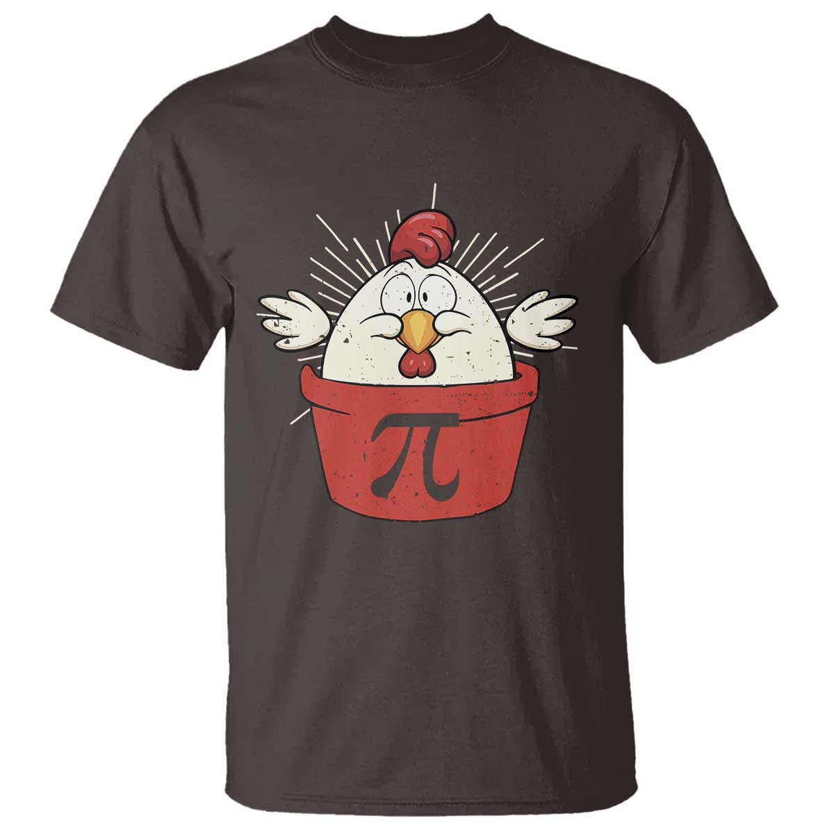 Funny Pi Day T Shirt Chicken Pot Pi Math Lover