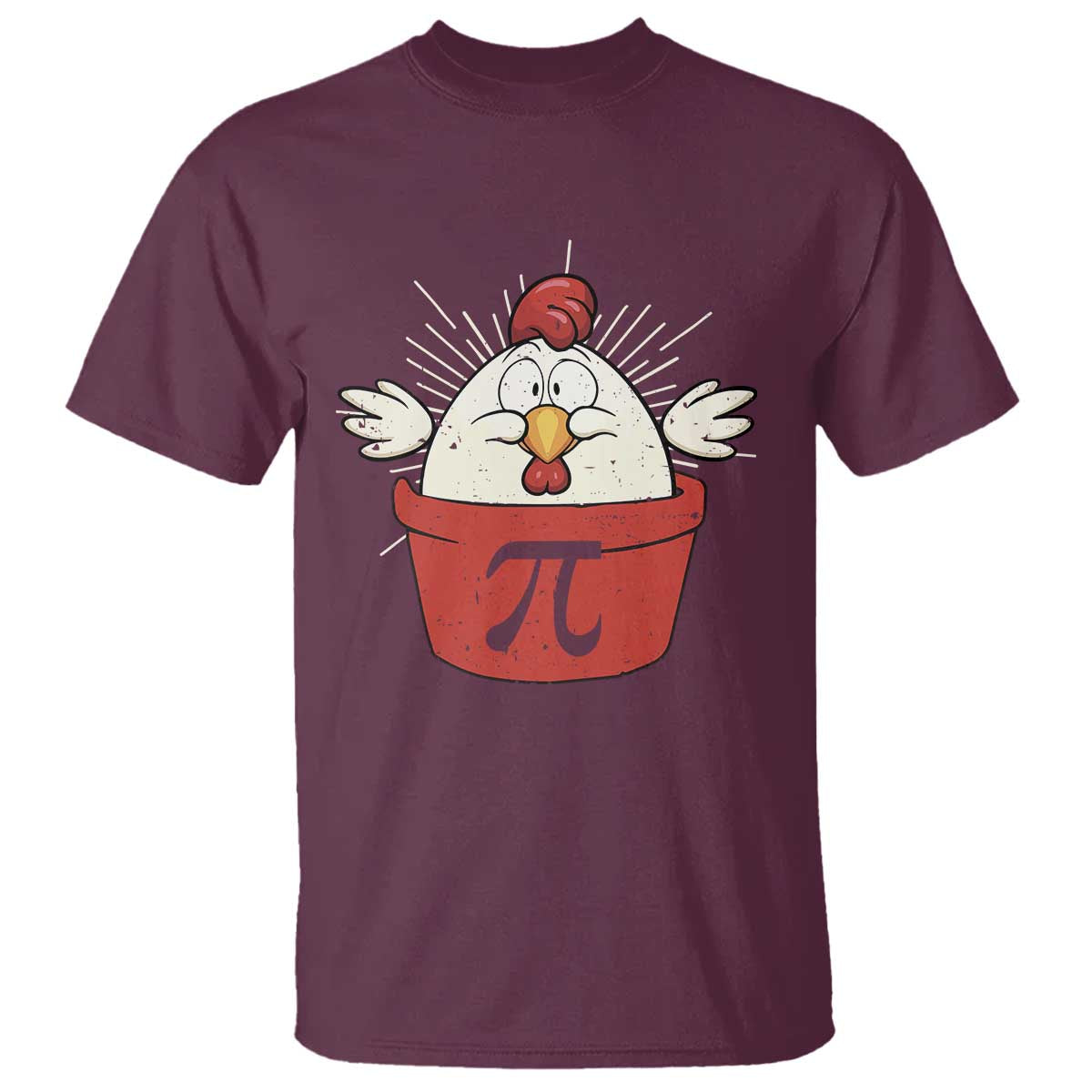 Funny Pi Day T Shirt Chicken Pot Pi Math Lover