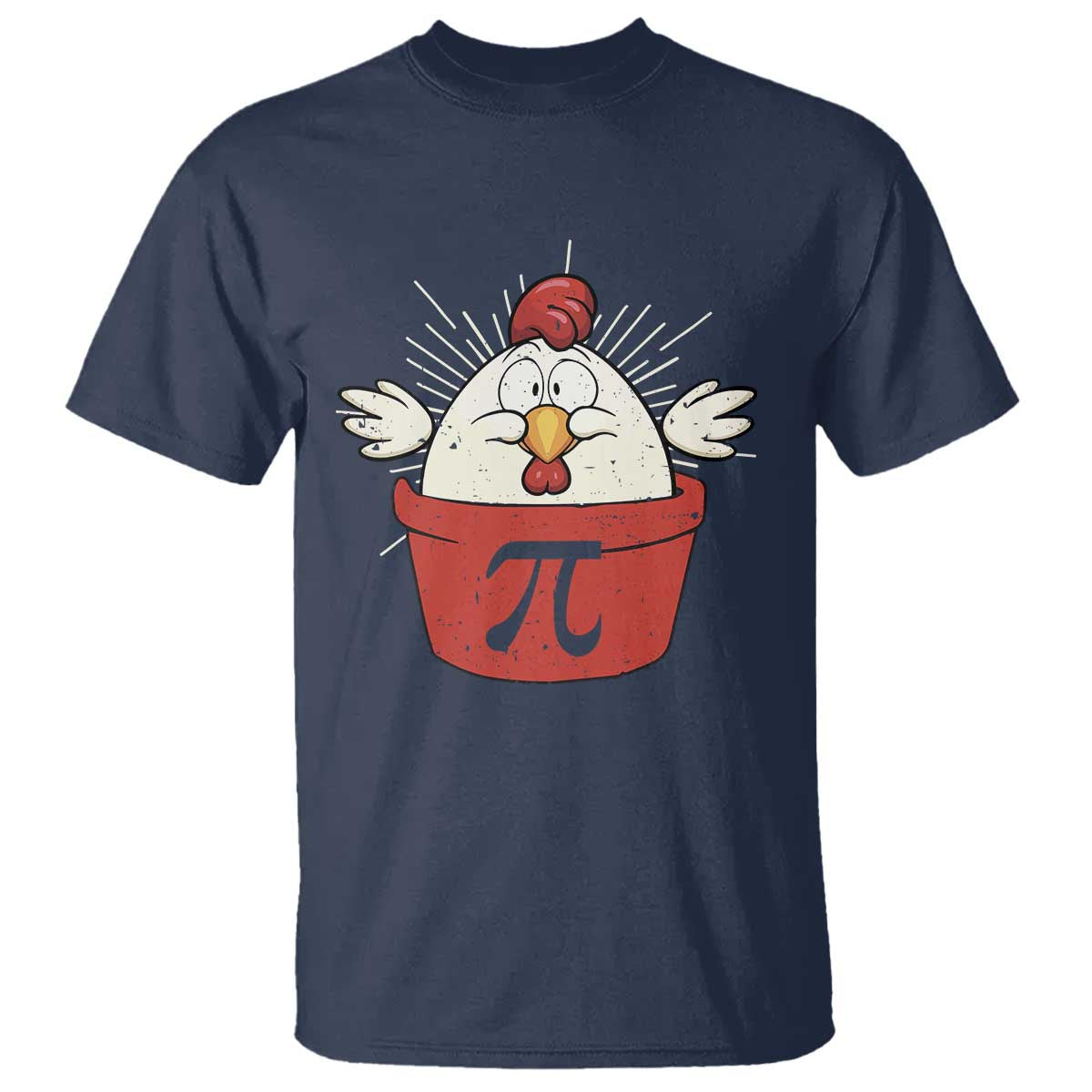 Funny Pi Day T Shirt Chicken Pot Pi Math Lover
