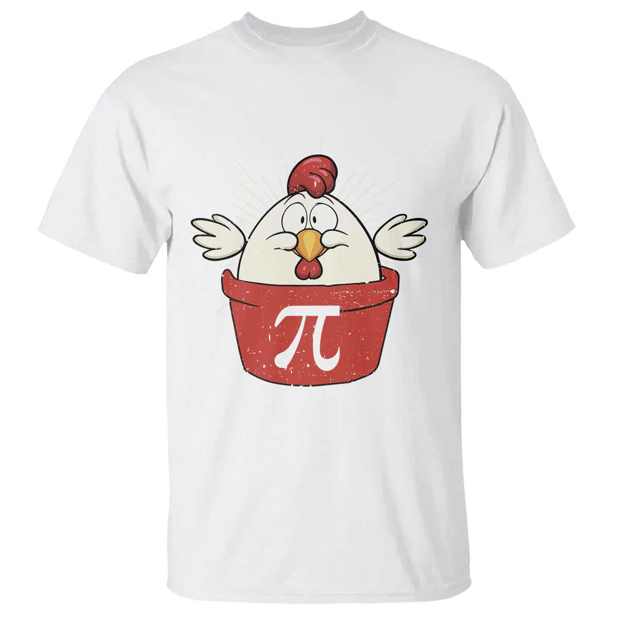 Funny Pi Day T Shirt Chicken Pot Pi Math Lover