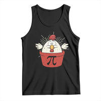 Funny Pi Day Tank Top Chicken Pot Pi Math Lover