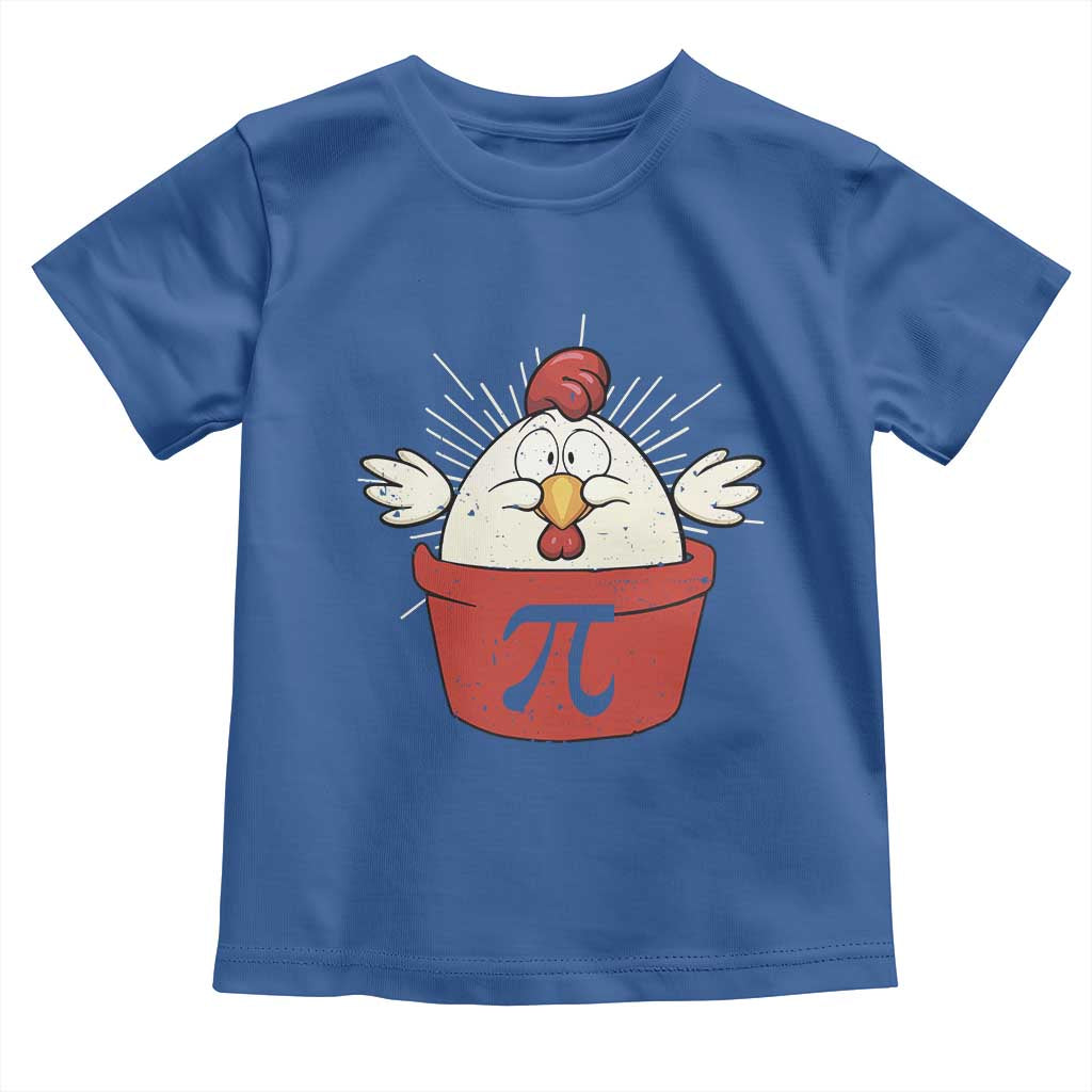 Funny Pi Day Toddler T Shirt Chicken Pot Pi Math Lover