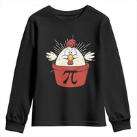 Funny Pi Day Youth Sweatshirt Chicken Pot Pi Math Lover