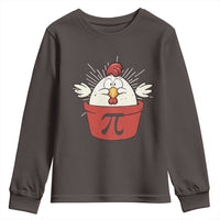 Funny Pi Day Youth Sweatshirt Chicken Pot Pi Math Lover