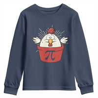Funny Pi Day Youth Sweatshirt Chicken Pot Pi Math Lover