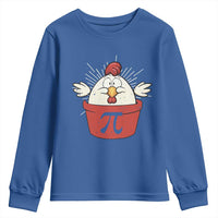 Funny Pi Day Youth Sweatshirt Chicken Pot Pi Math Lover