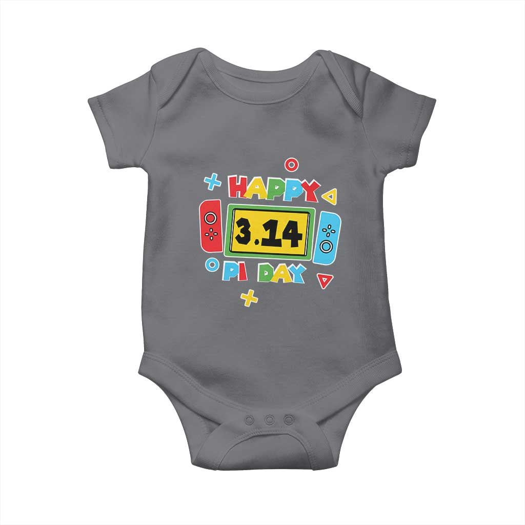 Funny Pi Day Baby Onesie Video Game Gamer Math Kids Boys Men