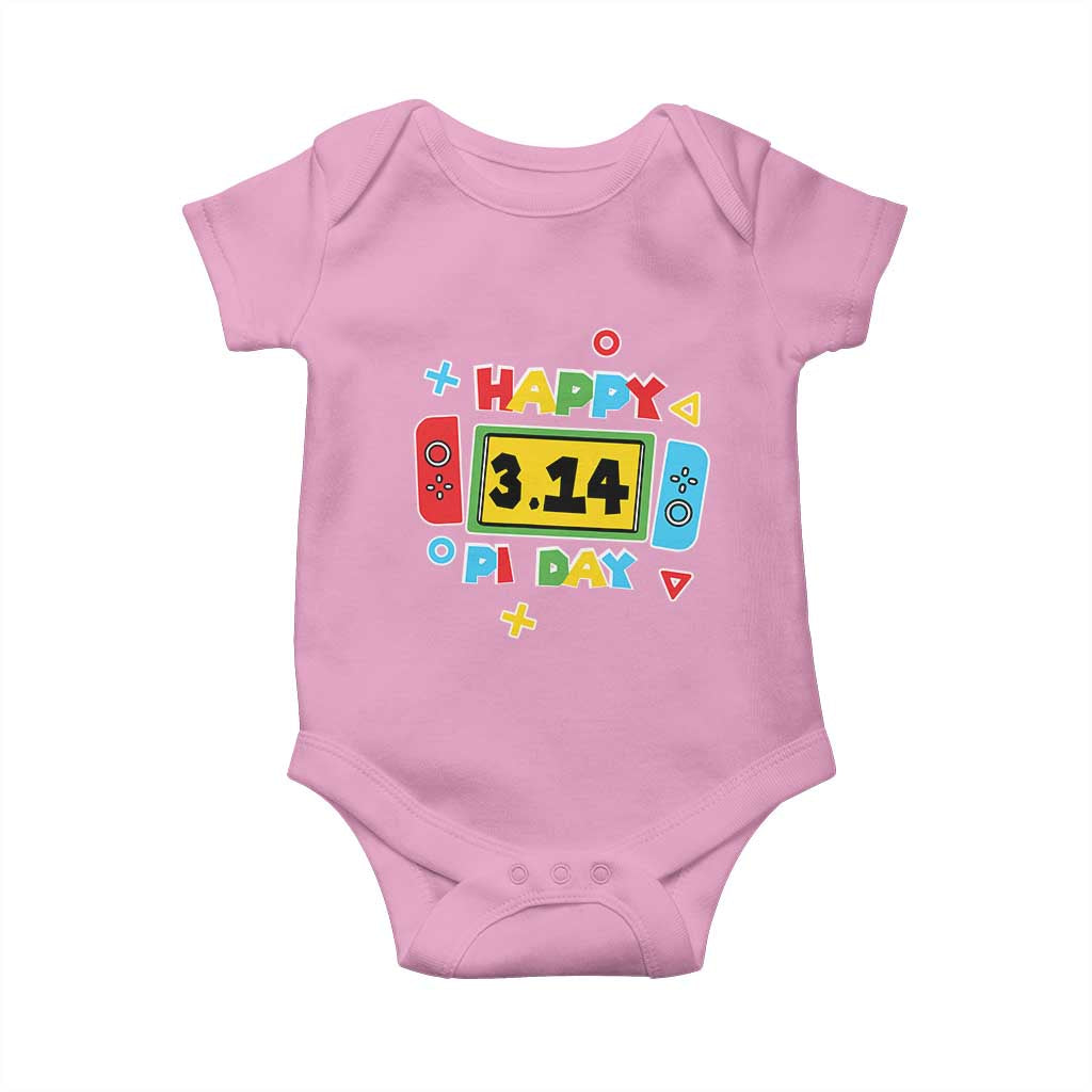 Funny Pi Day Baby Onesie Video Game Gamer Math Kids Boys Men