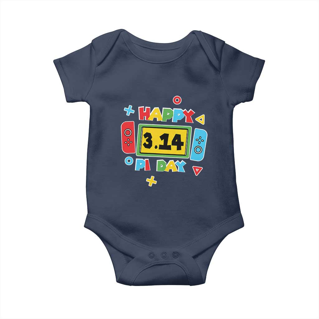 Funny Pi Day Baby Onesie Video Game Gamer Math Kids Boys Men