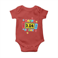 Funny Pi Day Baby Onesie Video Game Gamer Math Kids Boys Men