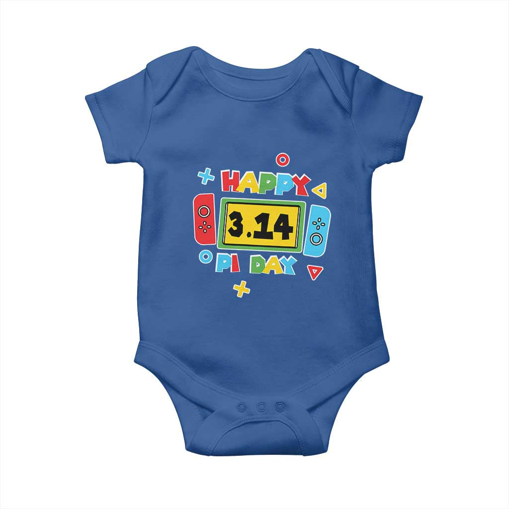 Funny Pi Day Baby Onesie Video Game Gamer Math Kids Boys Men