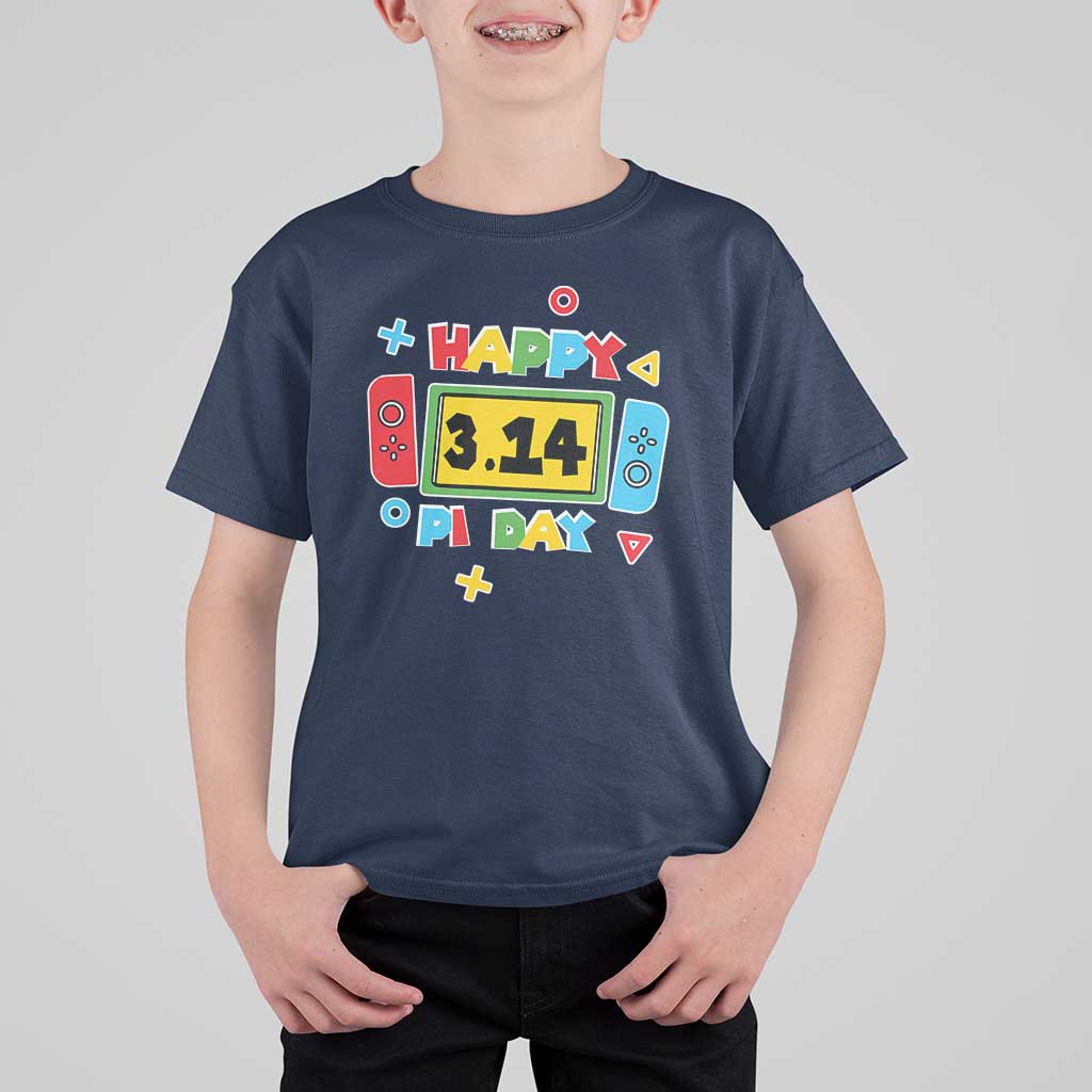 Funny Pi Day T Shirt For Kid Video Game Gamer Math Kids Boys Men
