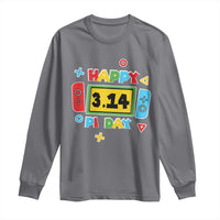 Funny Pi Day Long Sleeve Shirt Video Game Gamer Math Kids Boys Men