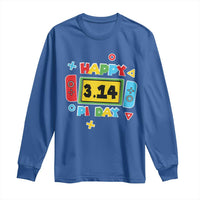 Funny Pi Day Long Sleeve Shirt Video Game Gamer Math Kids Boys Men