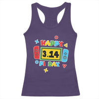 Funny Pi Day Racerback Tank Top Video Game Gamer Math Kids Boys Men