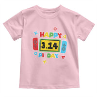Funny Pi Day Toddler T Shirt Video Game Gamer Math Kids Boys Men