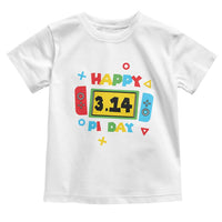 Funny Pi Day Toddler T Shirt Video Game Gamer Math Kids Boys Men